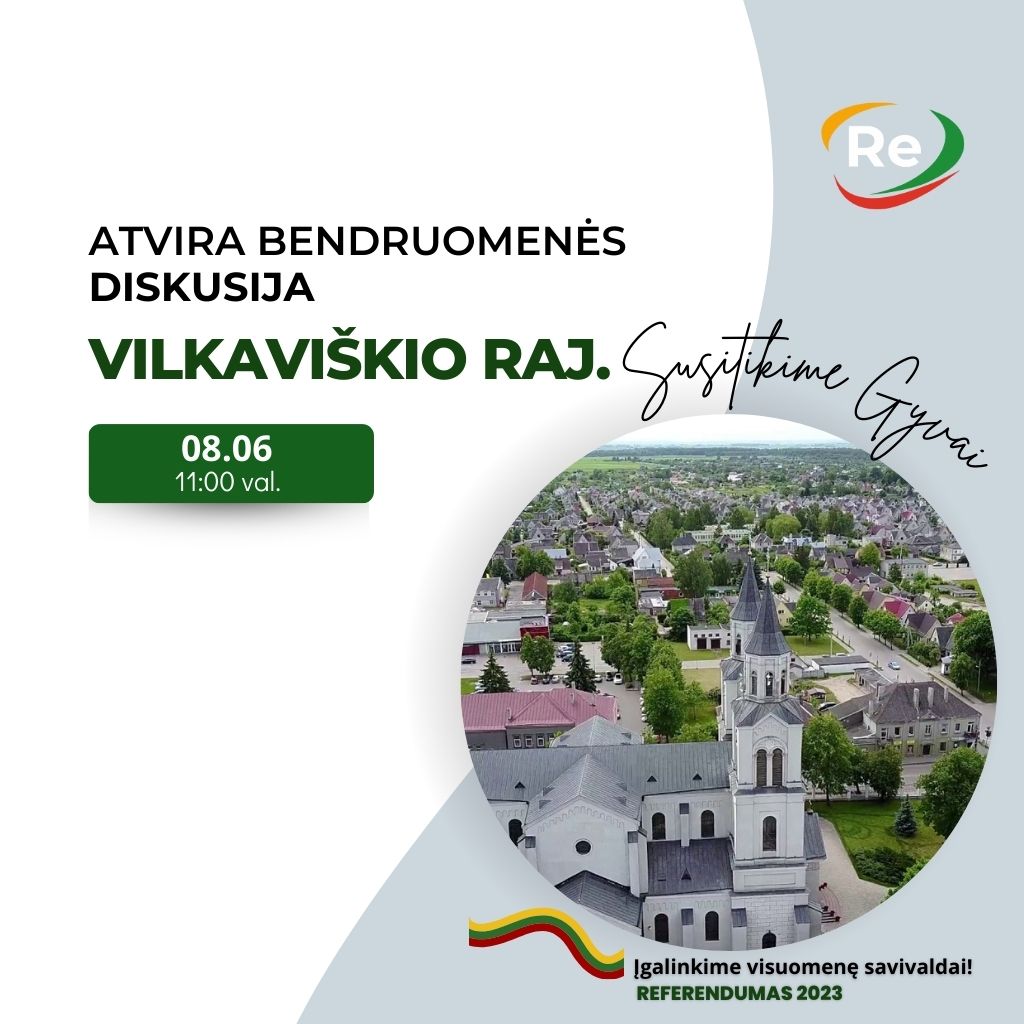 Lietuvos restarto bendruomenės atvira diskusija VILKAVIŠKIO RAJ. 08.06