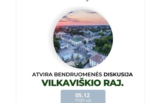 Lietuvos restarto bendruomenės atvira diskusija VILKAVIŠKIO RAJ. 05.12